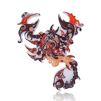 Brooch Acrylic Enamel