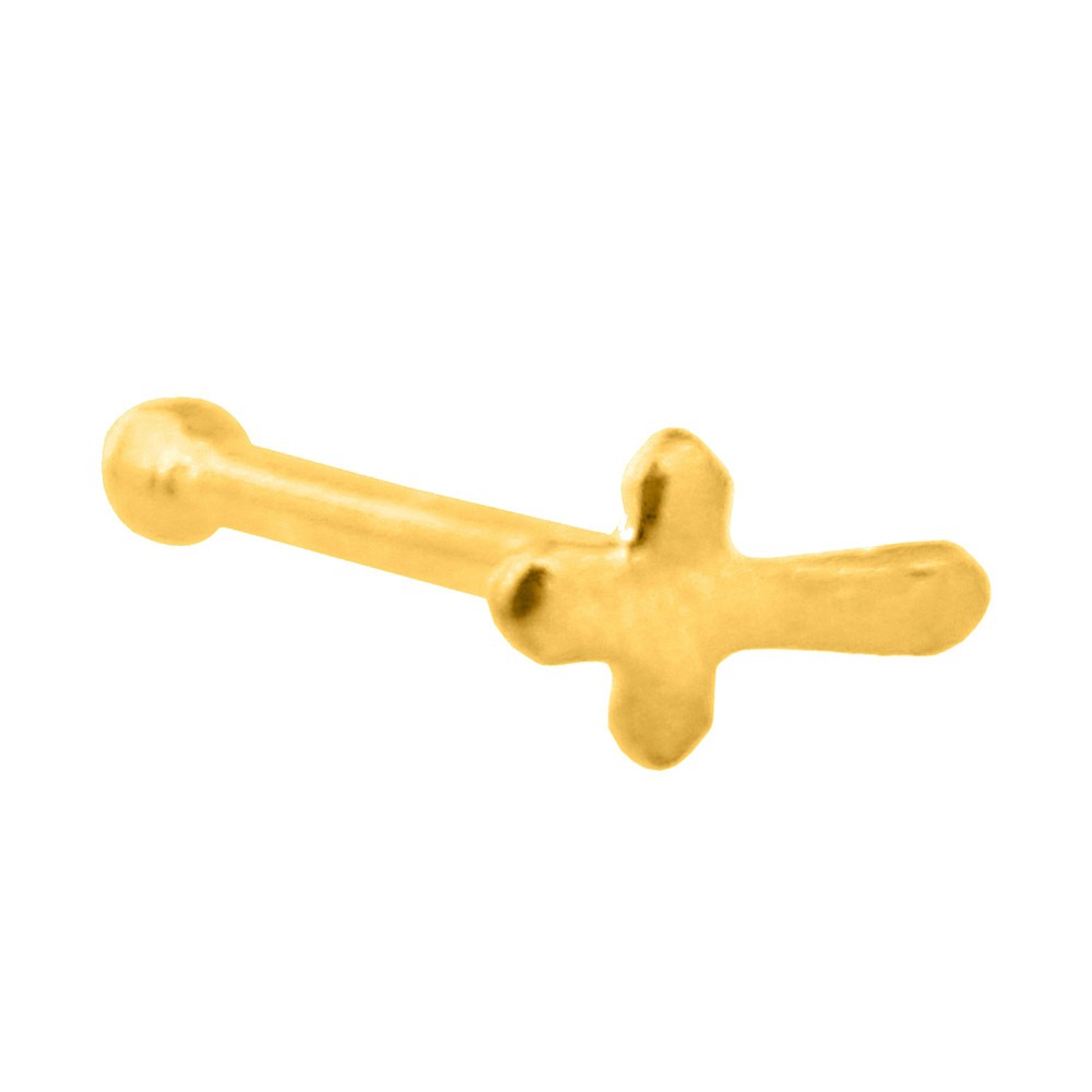 925 Sterling Silver guld näsa piercing  - 2