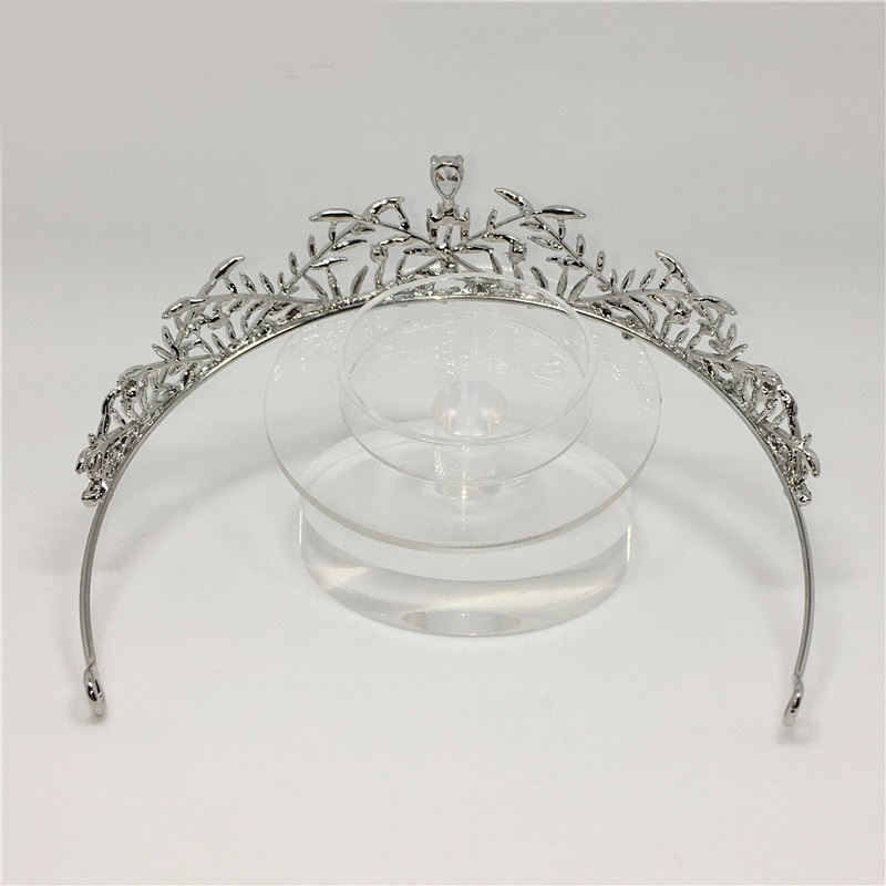 Lyx kristall  bröllop hår krona tiara - 7
