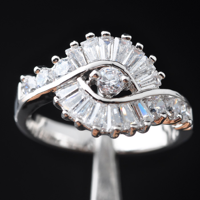 Silver FILLED RING CZ  - 4