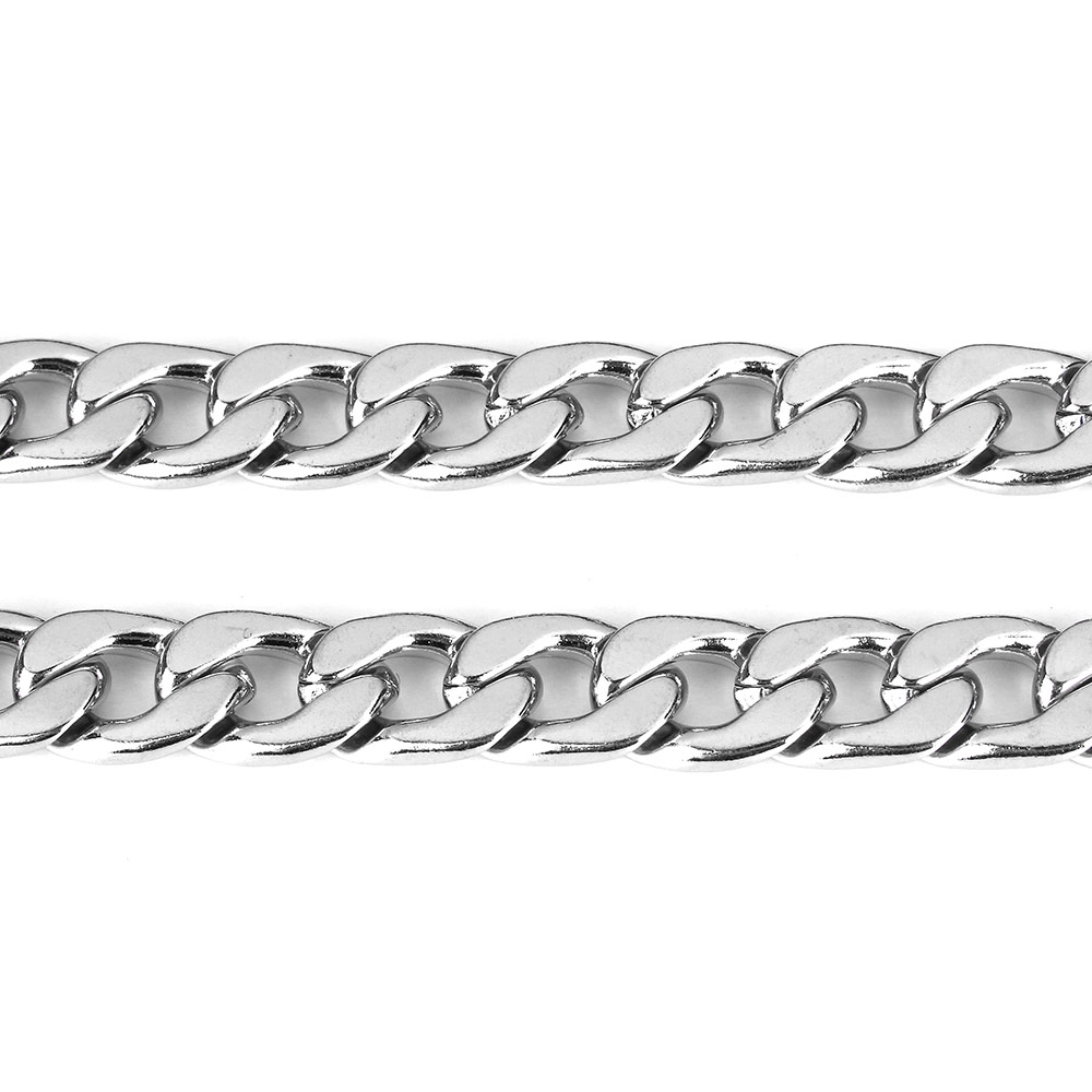 Rostfritt stål halsband + armband Set 9,3mm - 4