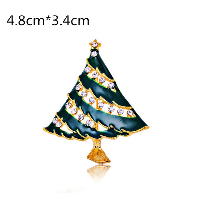 Crystal Brooch Christmas  - 2