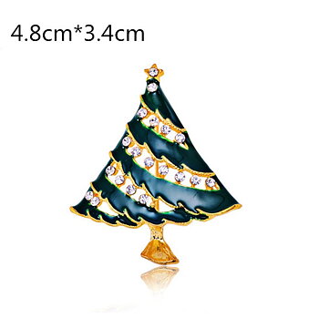 Crystal Brooch Christmas 