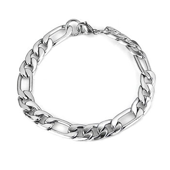Rostfritt stål halsband + armband Set 9,3mm