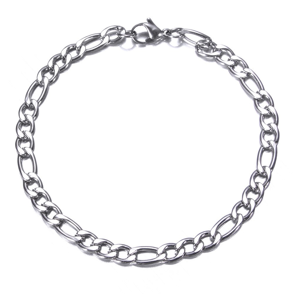Stainless Steel Necklace + Bracelet 8mm - 3