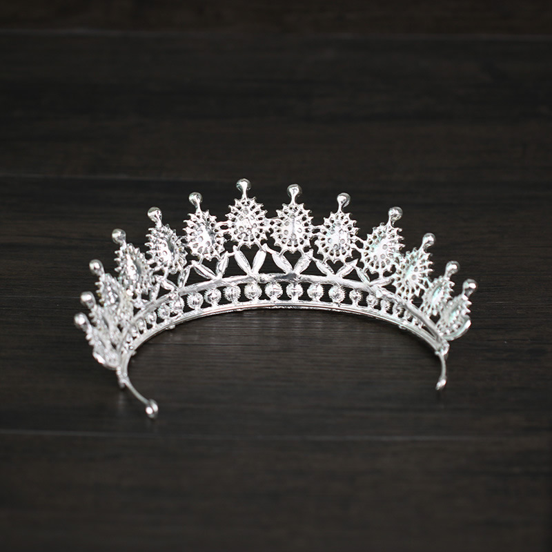 Lyx kristall  bröllop hår krona tiara - 10