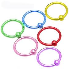Body Jewelry Colorful Piercing Stainless Eyebrow 