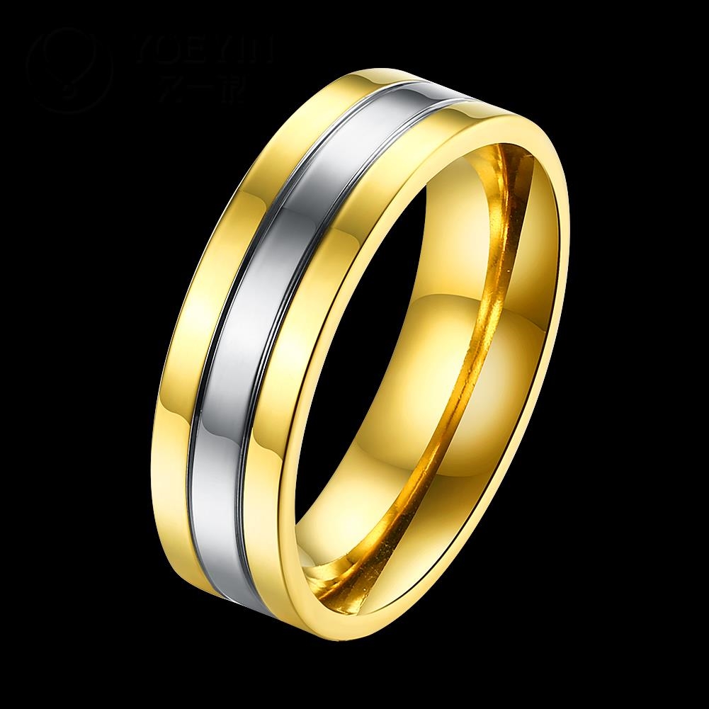 Stainless Steel Ring Gold Plated - 3