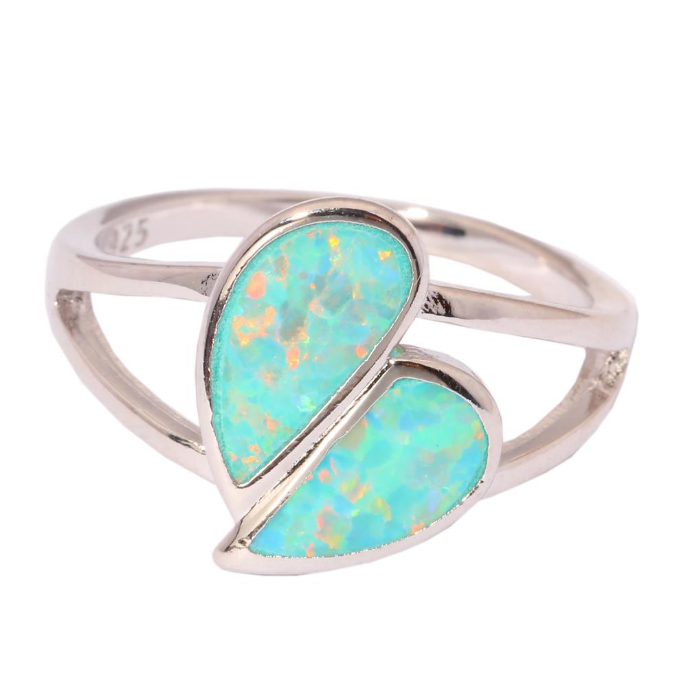 Silver FILLED RING Fire Opal  - 3
