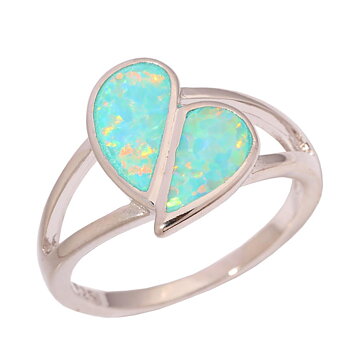 Silversmycken filled ring Brand Opal