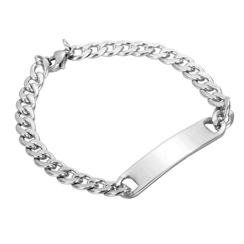 Rostfritt stål halsband + armband 8,5mm - 3
