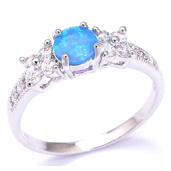 Silversmycken filled ring Brand Opal