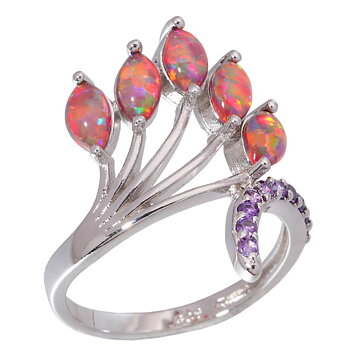 Silversmycken filled ring Brand Opal