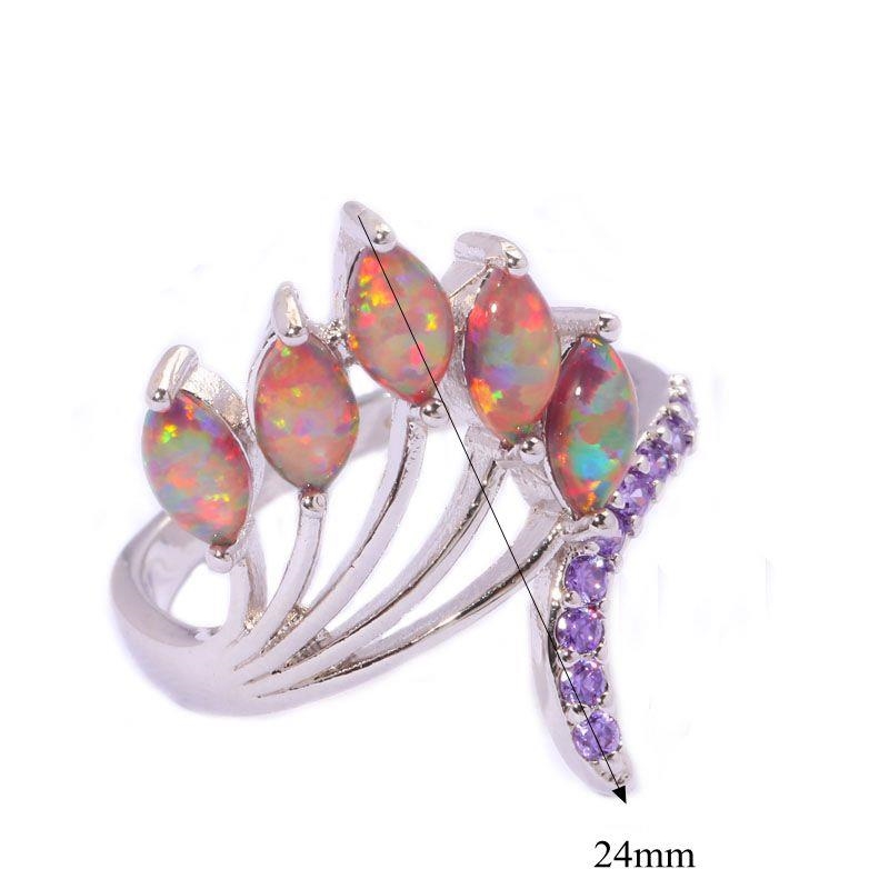 Silversmycken filled ring Brand Opal - 2