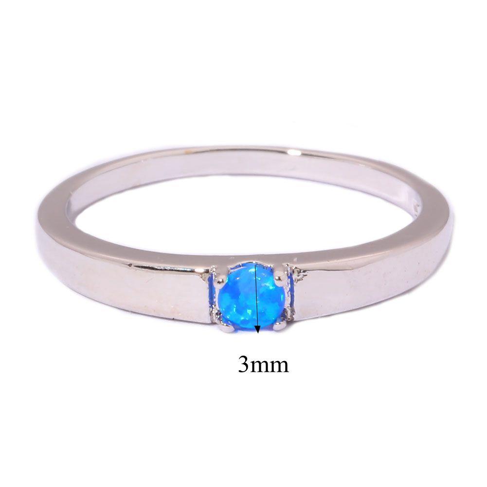 Silver FILLED RING Fire Opal  - 3