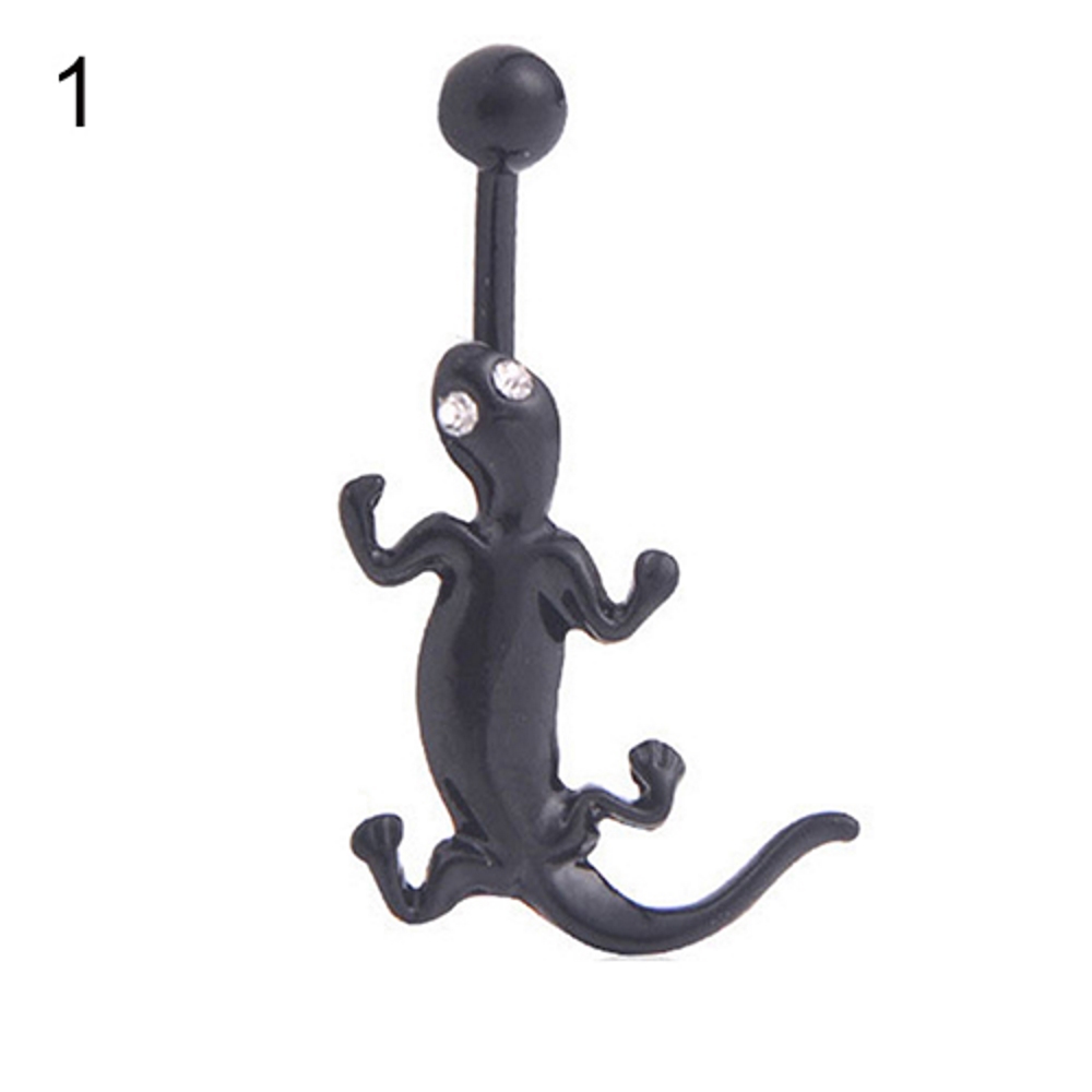Navel Jewelry piercing lizard  - 4