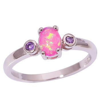 Silversmycken filled ring Brand Opal