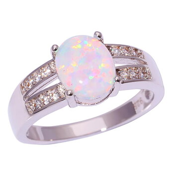 Silversmycken filled ring Brand Opal