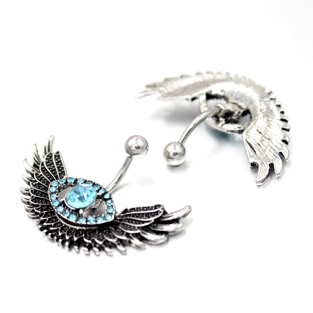 Navel Jewelry piercing Angel Wing - 4