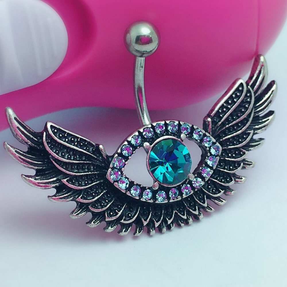 Navel Jewelry piercing Angel Wing - 5