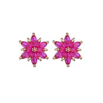 Guldpläterade Örhängen Cubic Zirconia