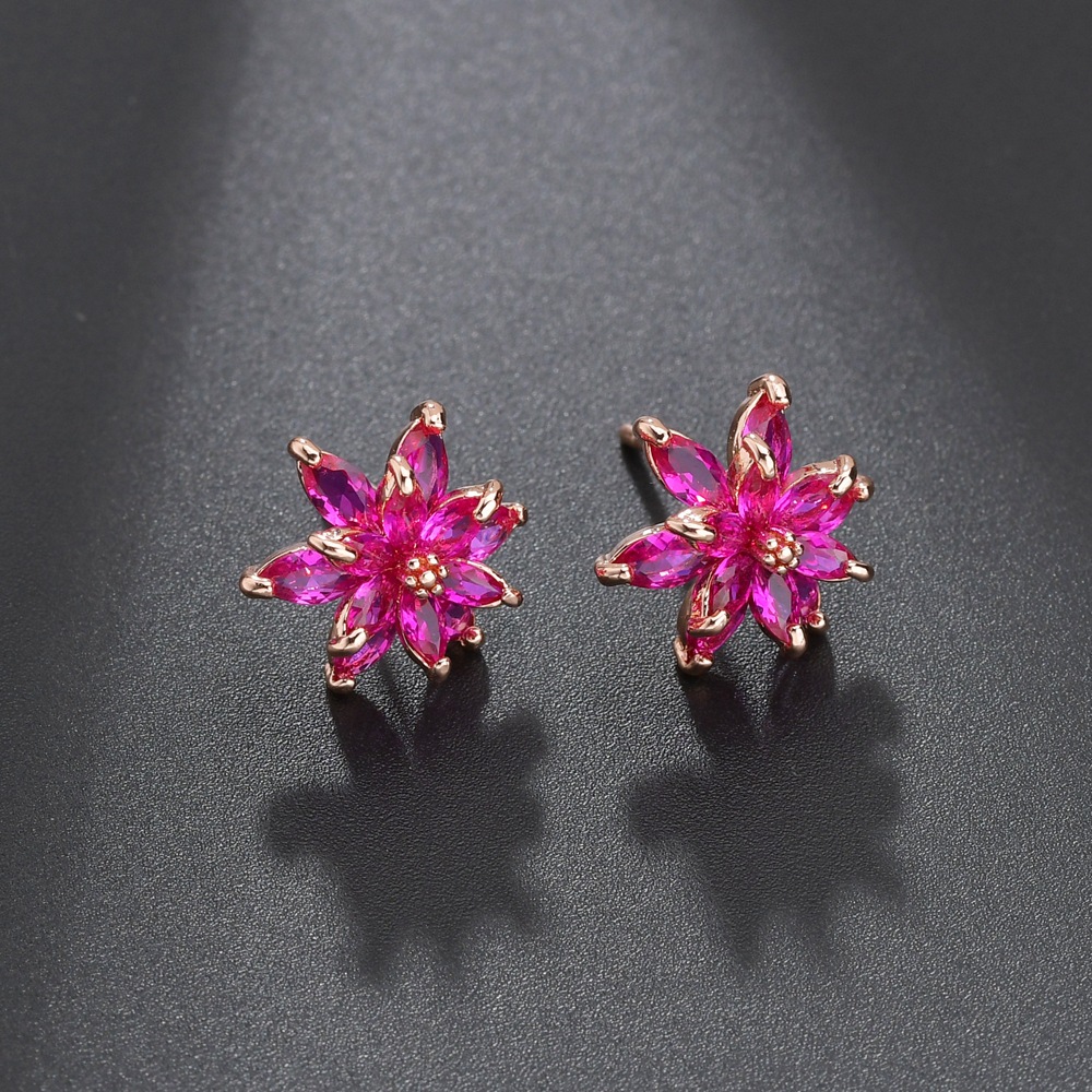 Guldpläterade Örhängen Cubic Zirconia - 3