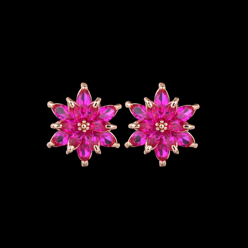 Guldpläterade Örhängen Cubic Zirconia - 2