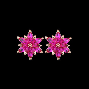 Guldpläterade Örhängen Cubic Zirconia