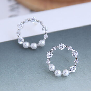 Guldpläterade Örhängen Cubic Zirconia