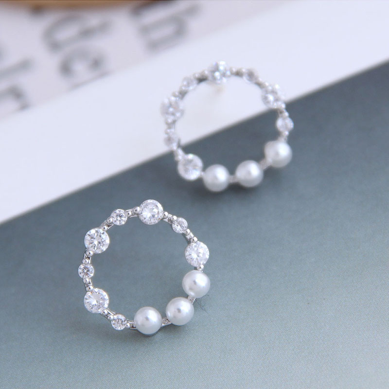Guldpläterade Örhängen Cubic Zirconia - 4