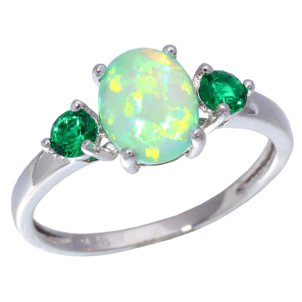 Silversmycken filled ring Brand Opal