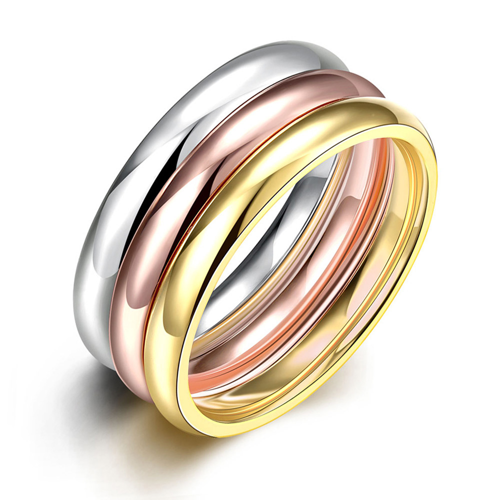 Stainless Steel Ring 3-IN-1