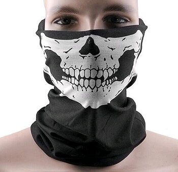 Skalle halsduk halv ansiktsmask vindtät