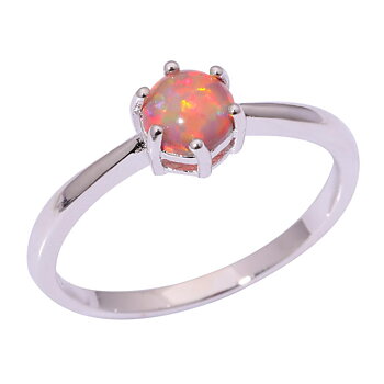 Silversmycken filled ring Brand Opal