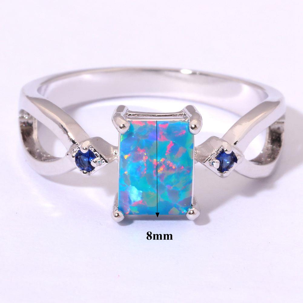 Silver FILLED RING Fire Opal  - 2