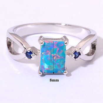 Silversmycken filled ring Brand Opal