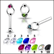 925 Silver Nose stud - 2