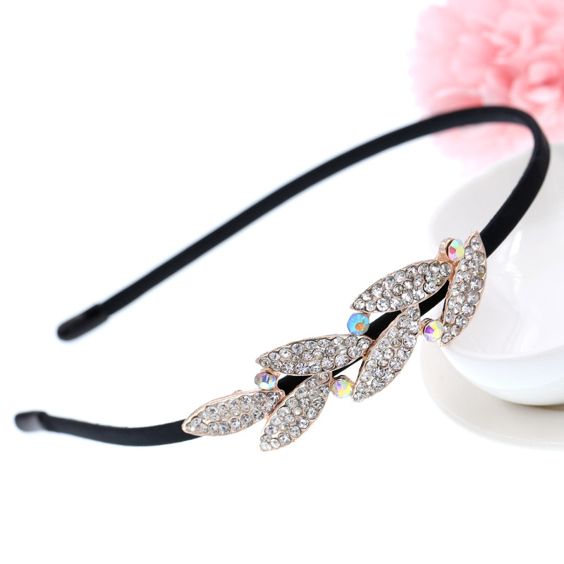 Women Hair Band Bowknot Hairband Wedding Crystal