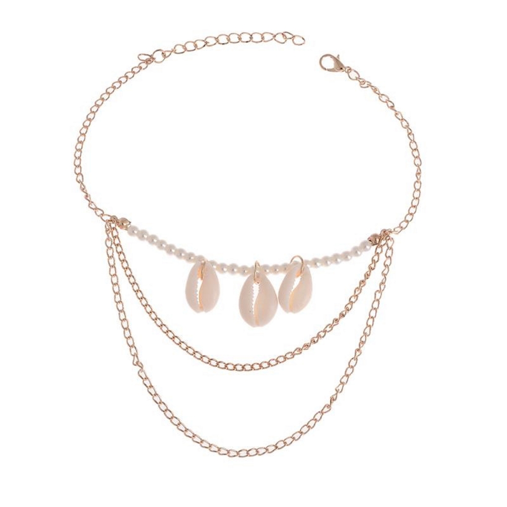 Kedja Fotled Armband Barefoot - 5