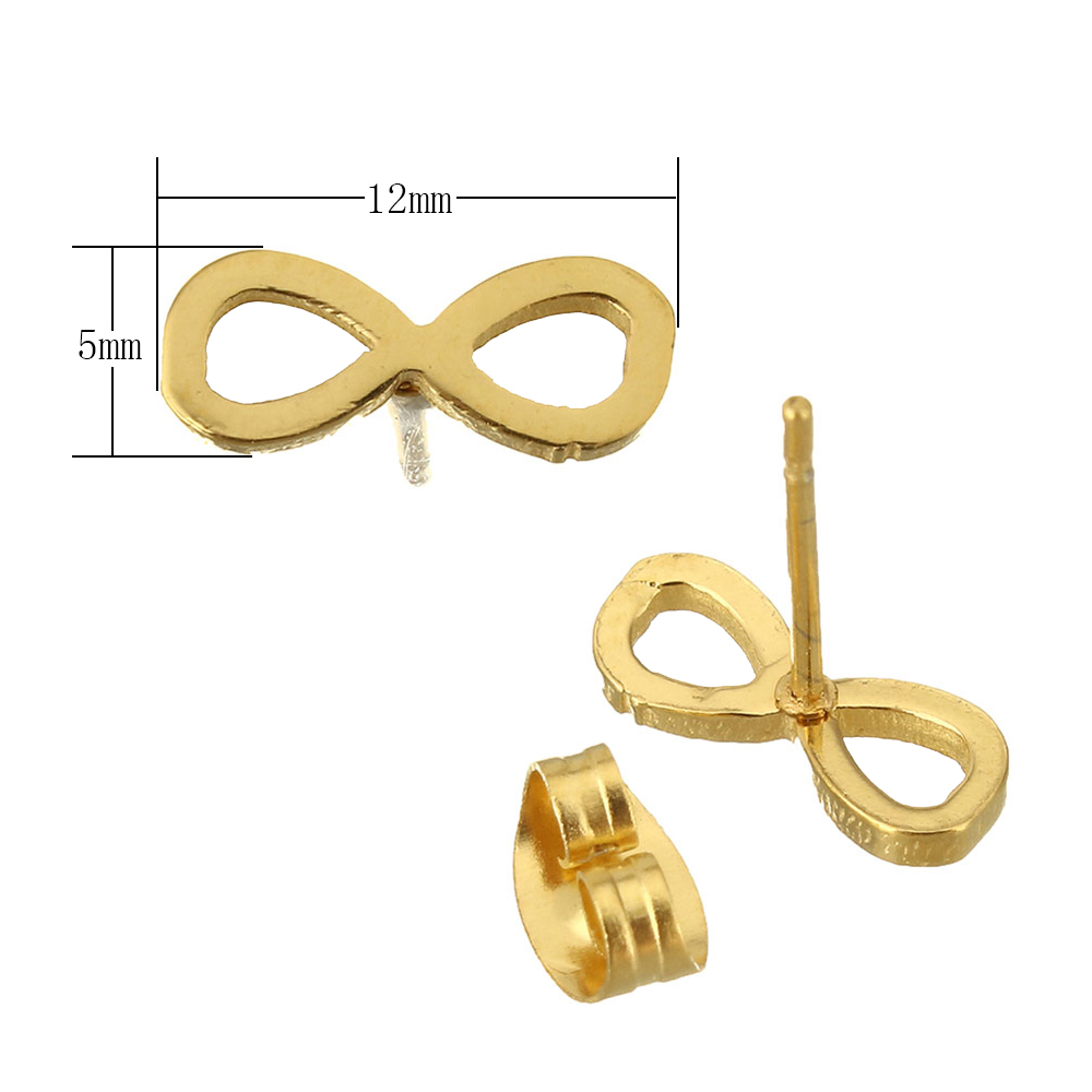 Rostfritt stål hänge & Par Stud Örhängen (SET) - 10