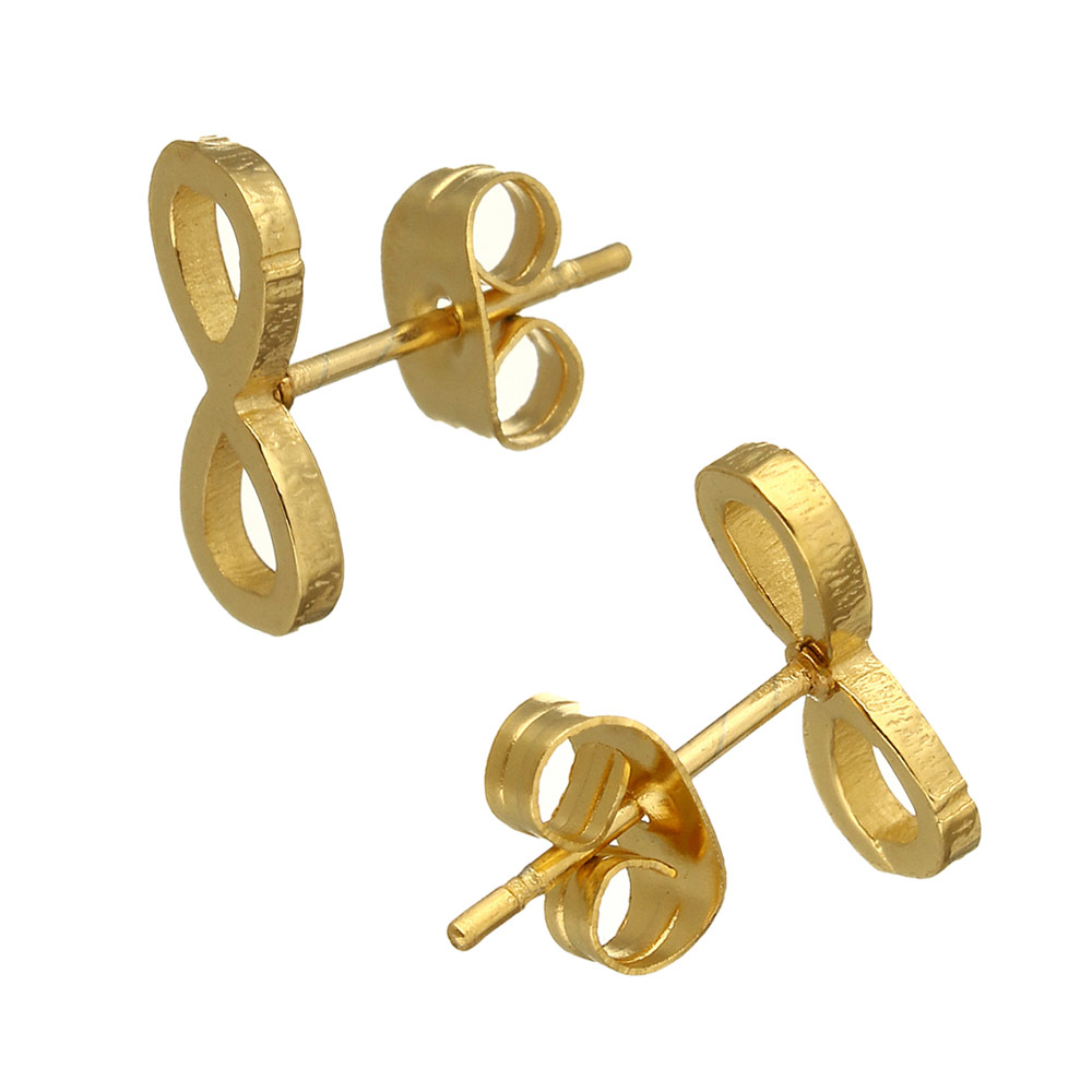 Rostfritt stål hänge & Par Stud Örhängen (SET) - 8