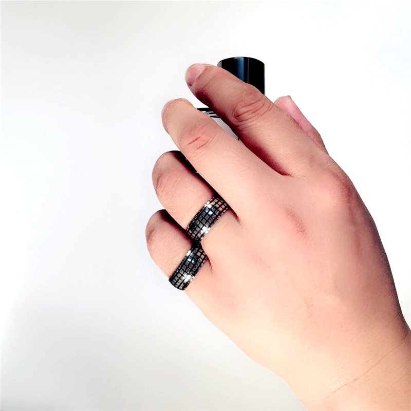 Stainless Steel Ring snake  - 8