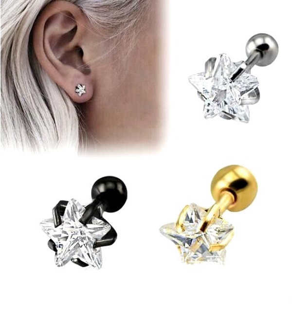 Helix Tragus Piercing 1 ST - 3