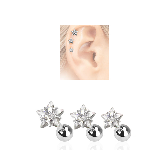 Helix Tragus Piercing 1 ST - 2