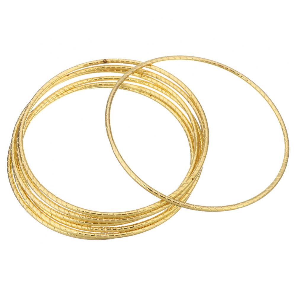 316L rostfritt stål Armband GULD/MULTI 7ST SET - 5