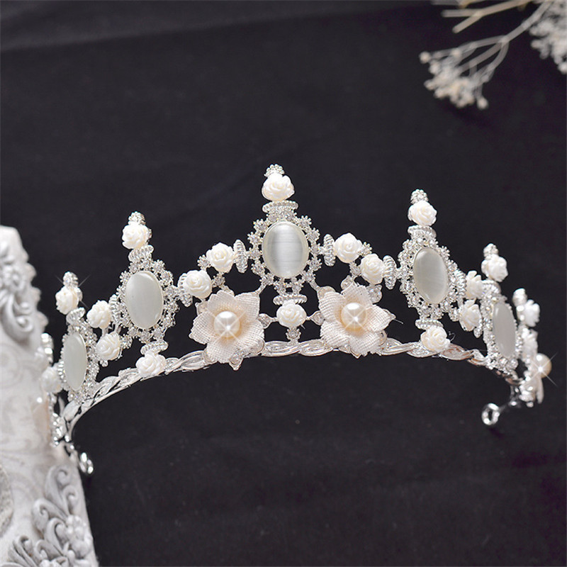 Lyx kristall  bröllop hår krona tiara - 4