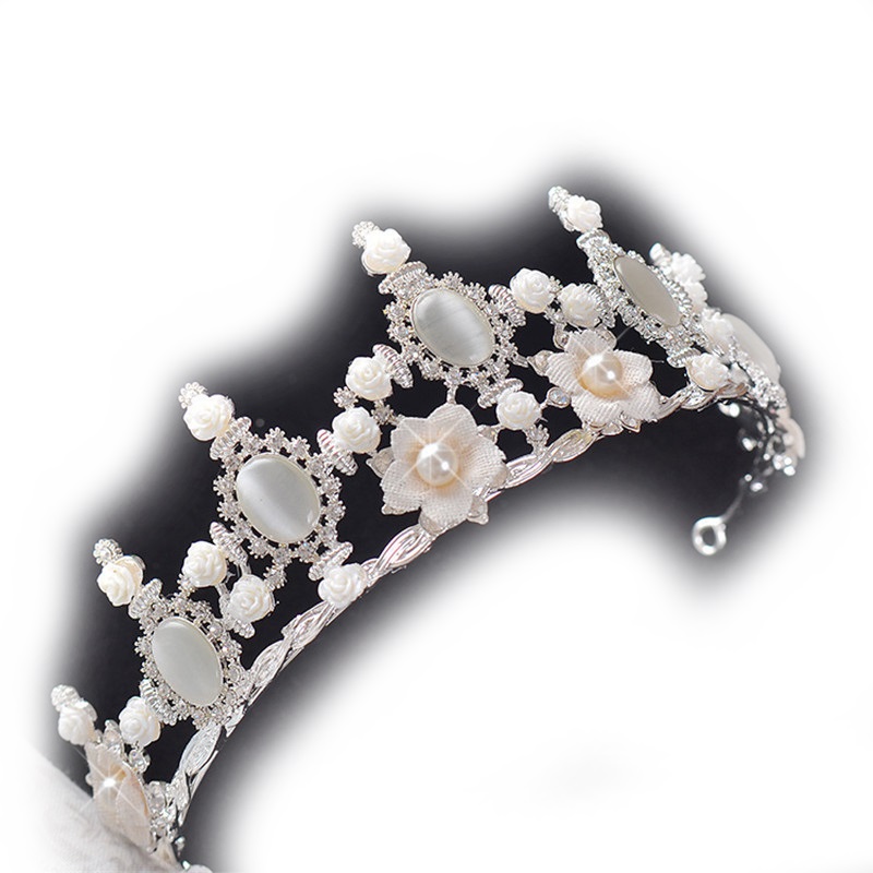 Lyx kristall  bröllop hår krona tiara - 3
