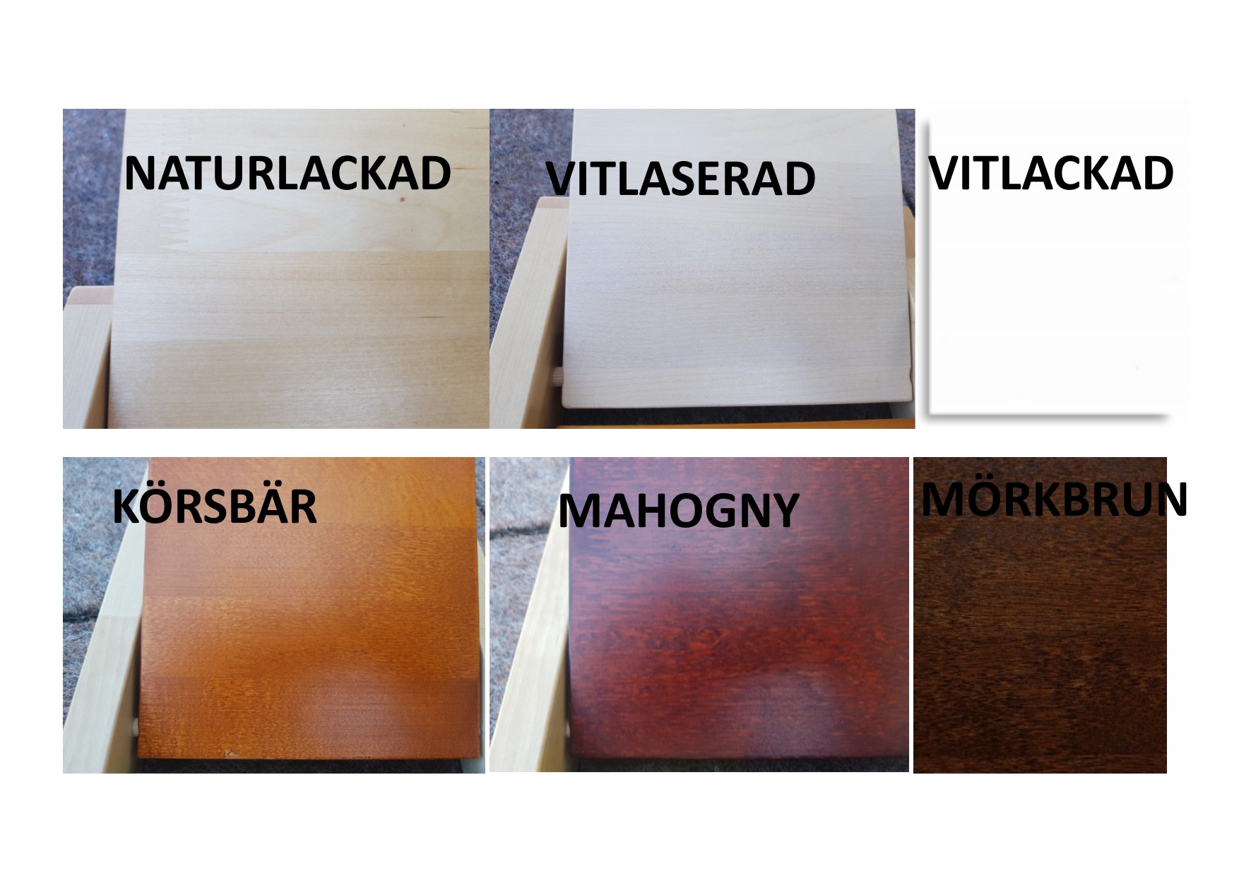 MÖRKÖ  - matbord med 6 stolar långa ribbor - 5