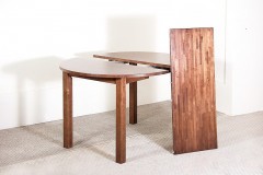 VALÅKER  matbord massiv björk runt 95 cm 