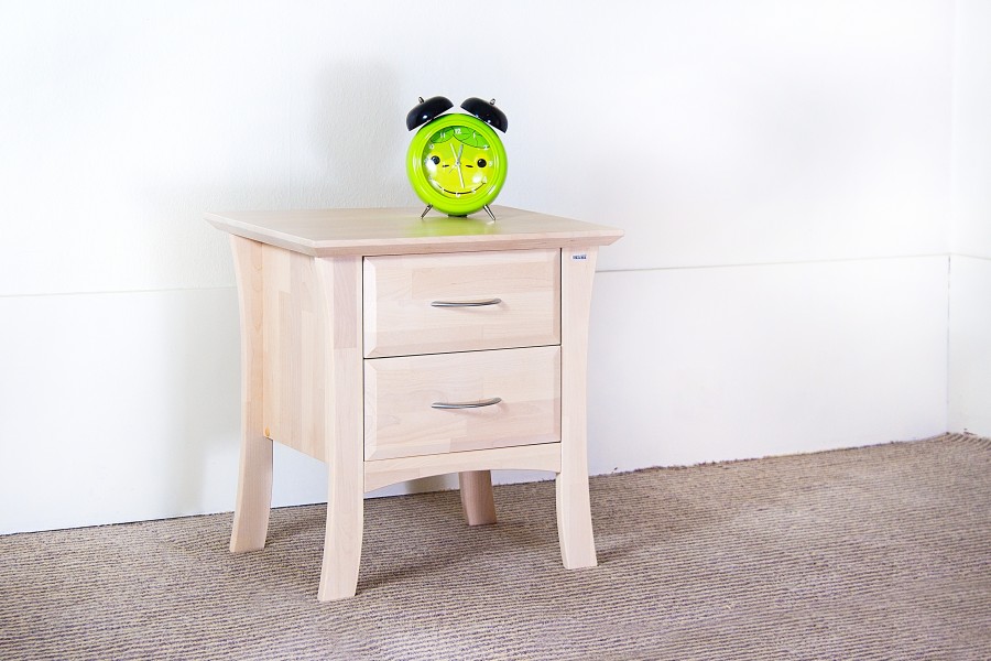 KINO sängbord i björk - 2